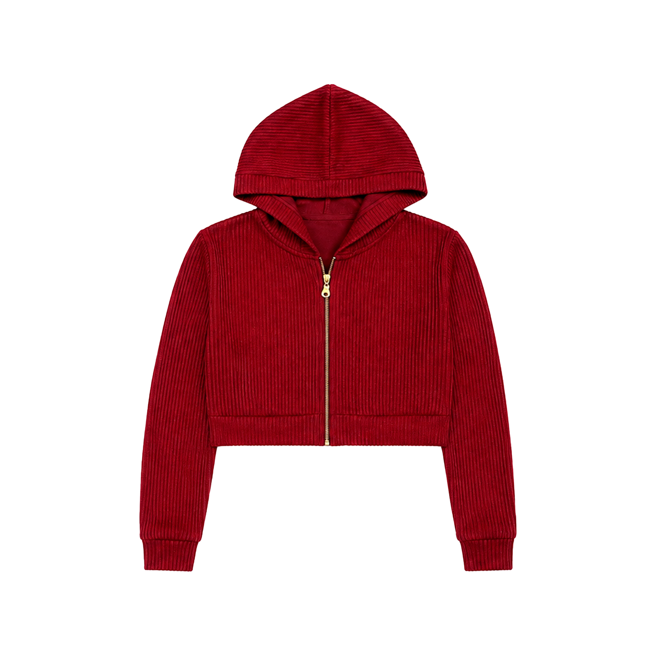 GIRLS ZIP HOODIE / RED