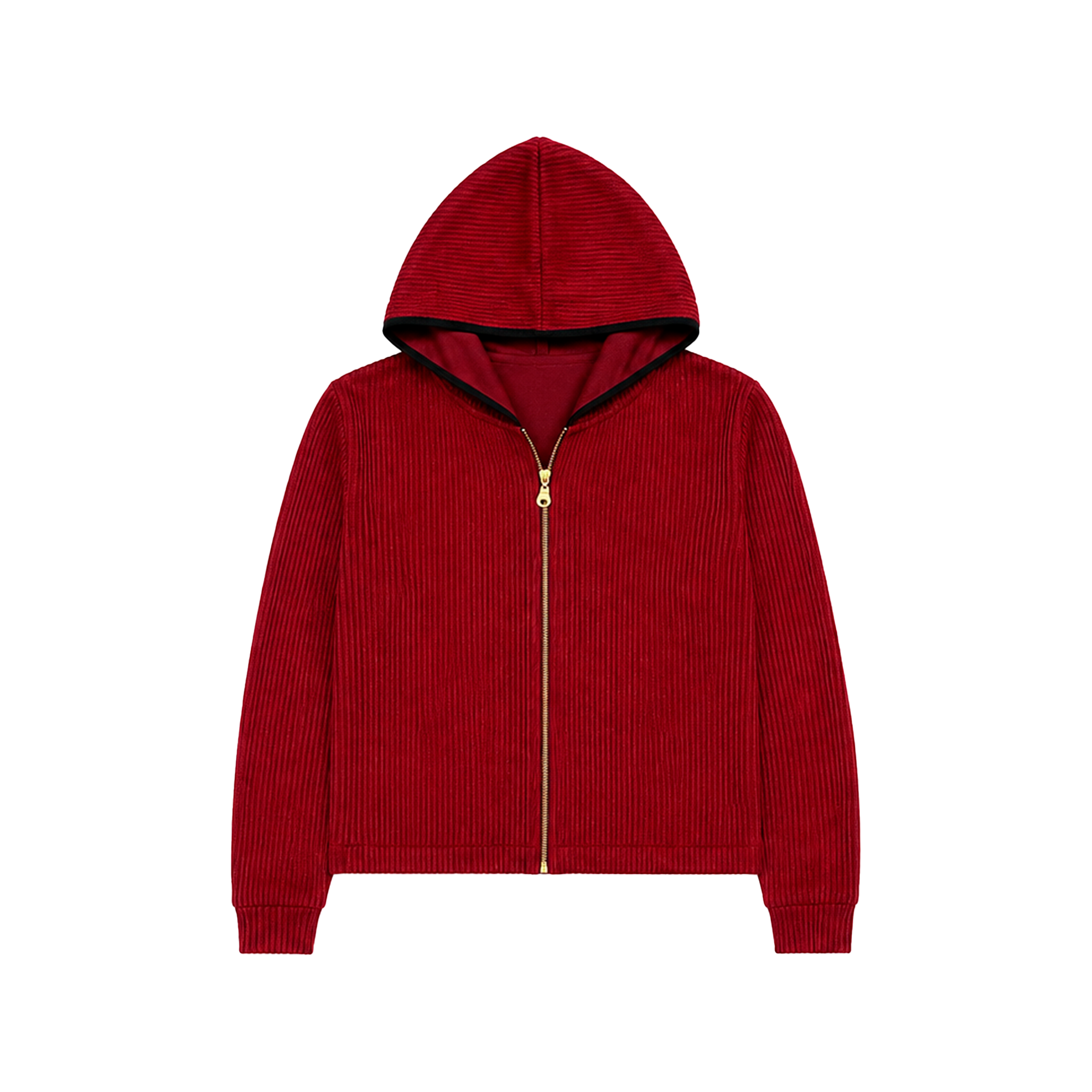 ZIP HOODIE / RED