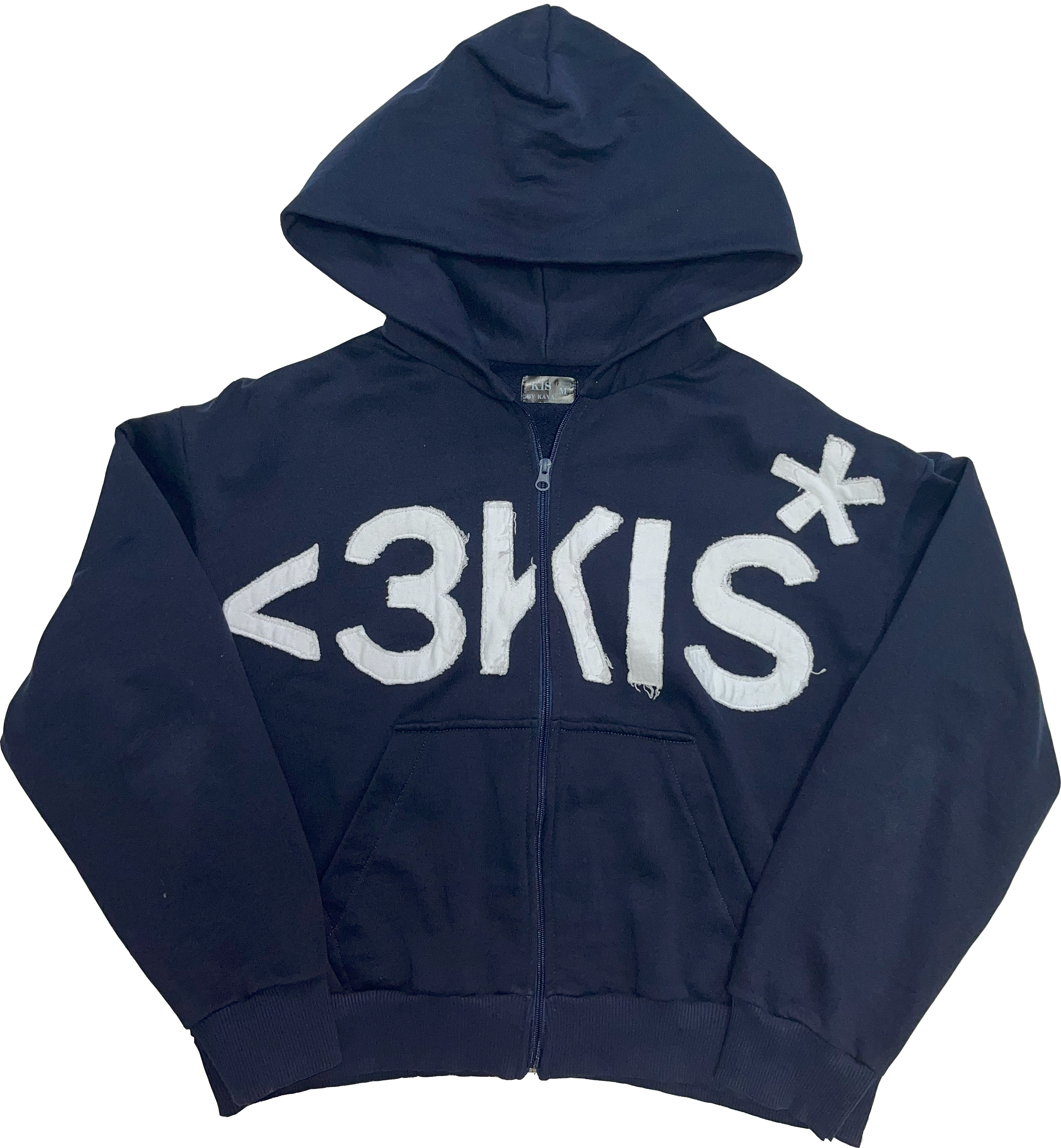 ZIP-HOODIE KIS / DARK BLUE