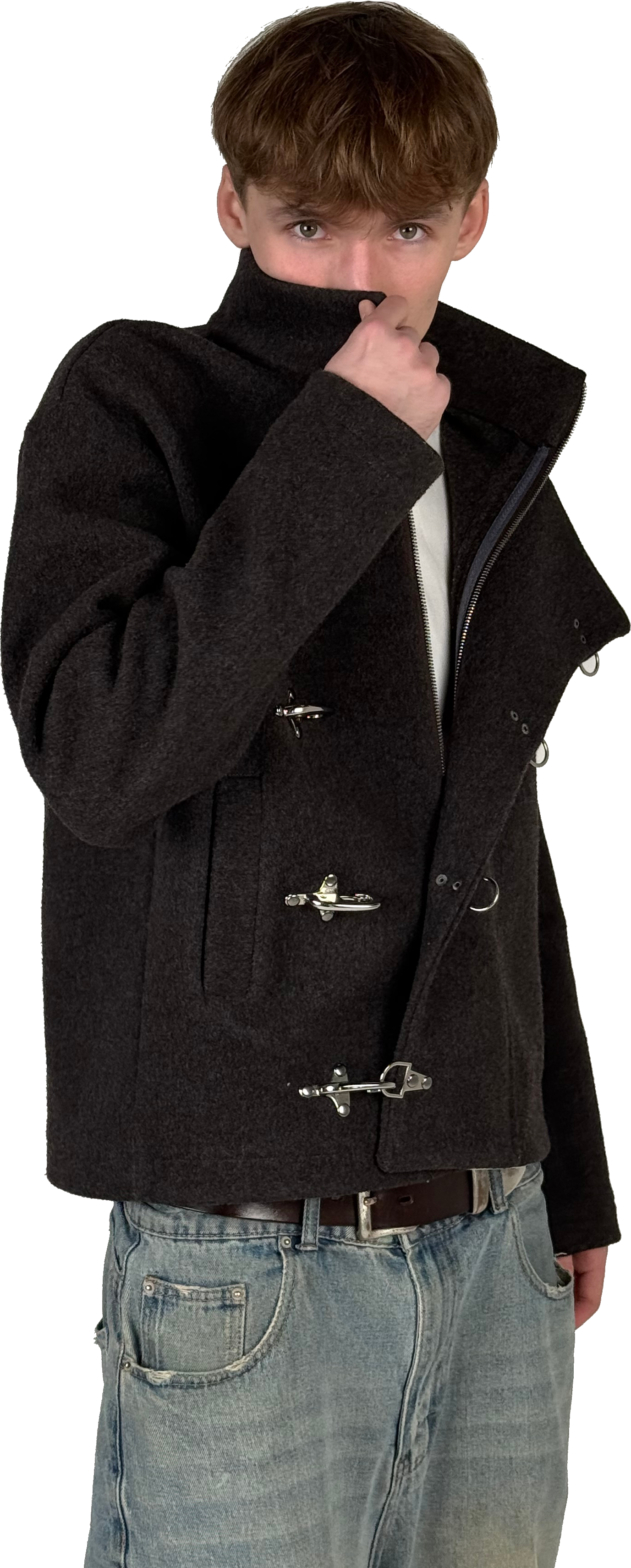 Cropped HALF-COAT - вид 2